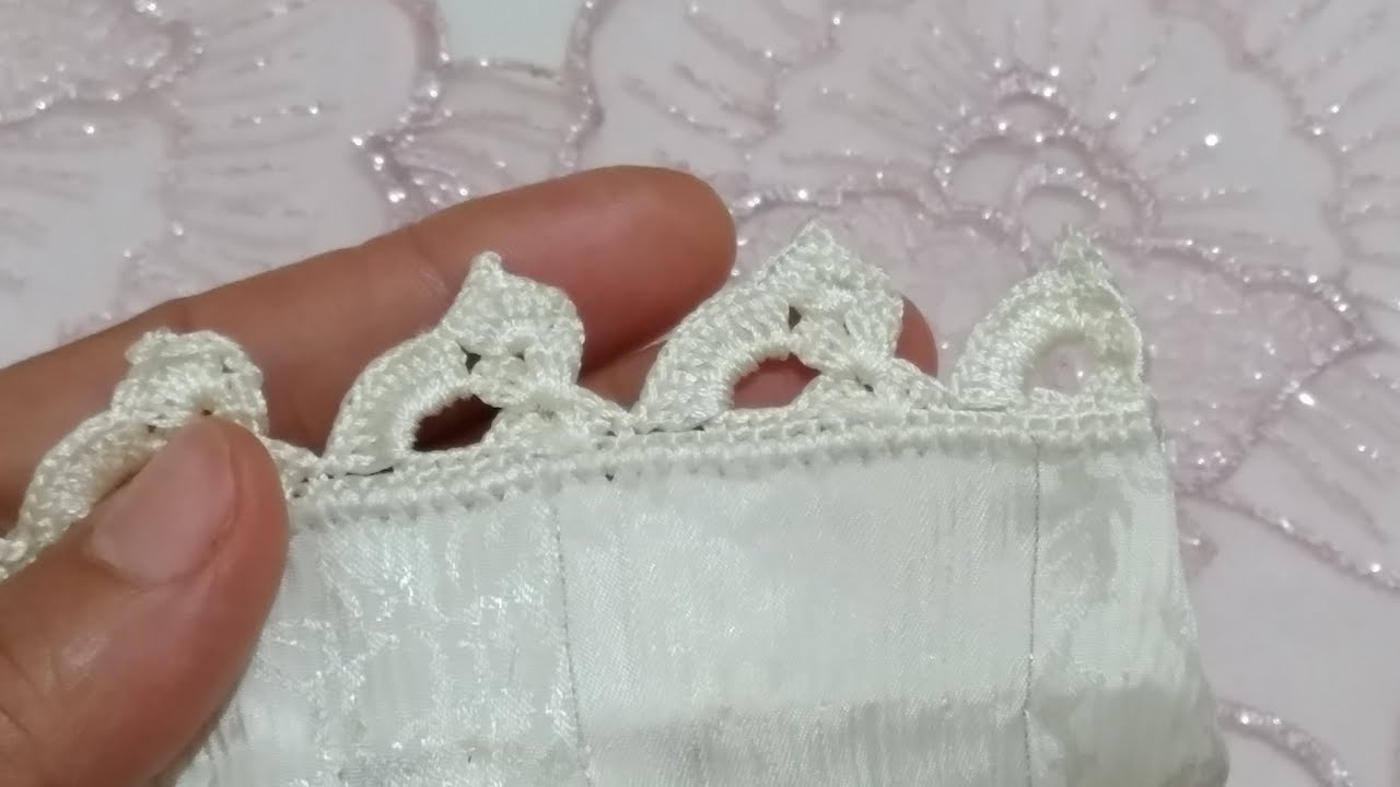 اجي تشوفي كروشي أحسن درس خفيف على الكمام أو القب جلابة أو القفطان (يد البراد)روعة