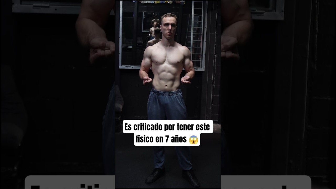 Es criticado por tener este f&iacute;sico en 7 a&ntilde;os de entrenamiento #gym#fitness #musculos #mma