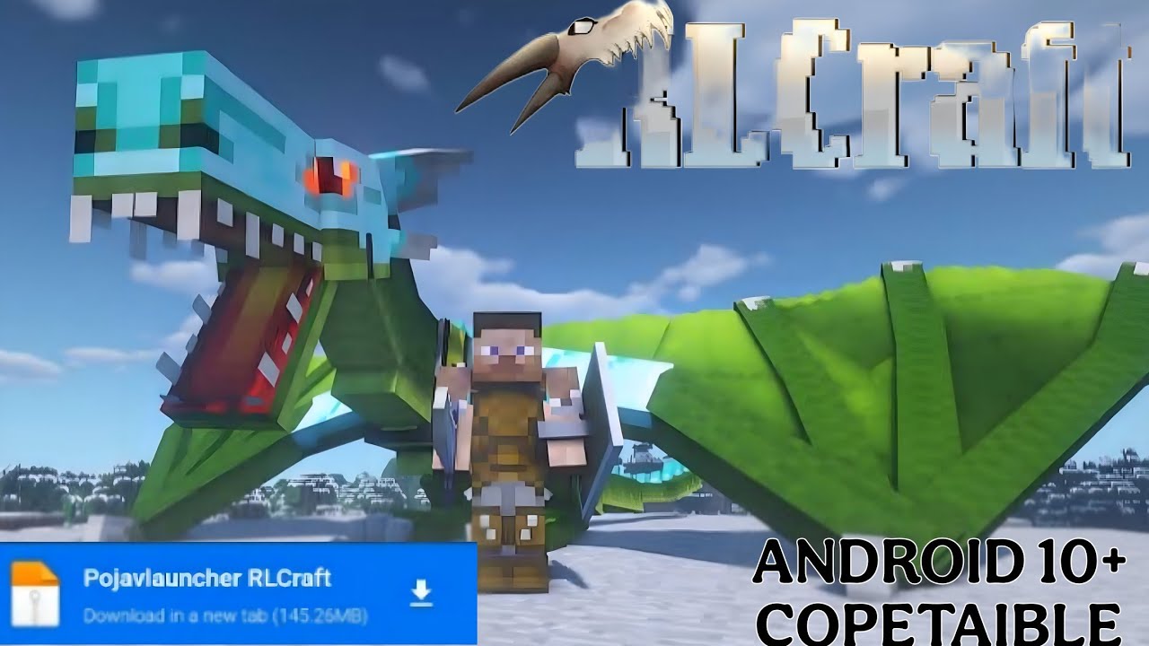 HOW TO DOWNLOAD RL CRAFT MOD IN POJAVLAUNCHER LETEST VERSION || HOW TO DOWNLOAD RLCRAFT IN MINECRAFT