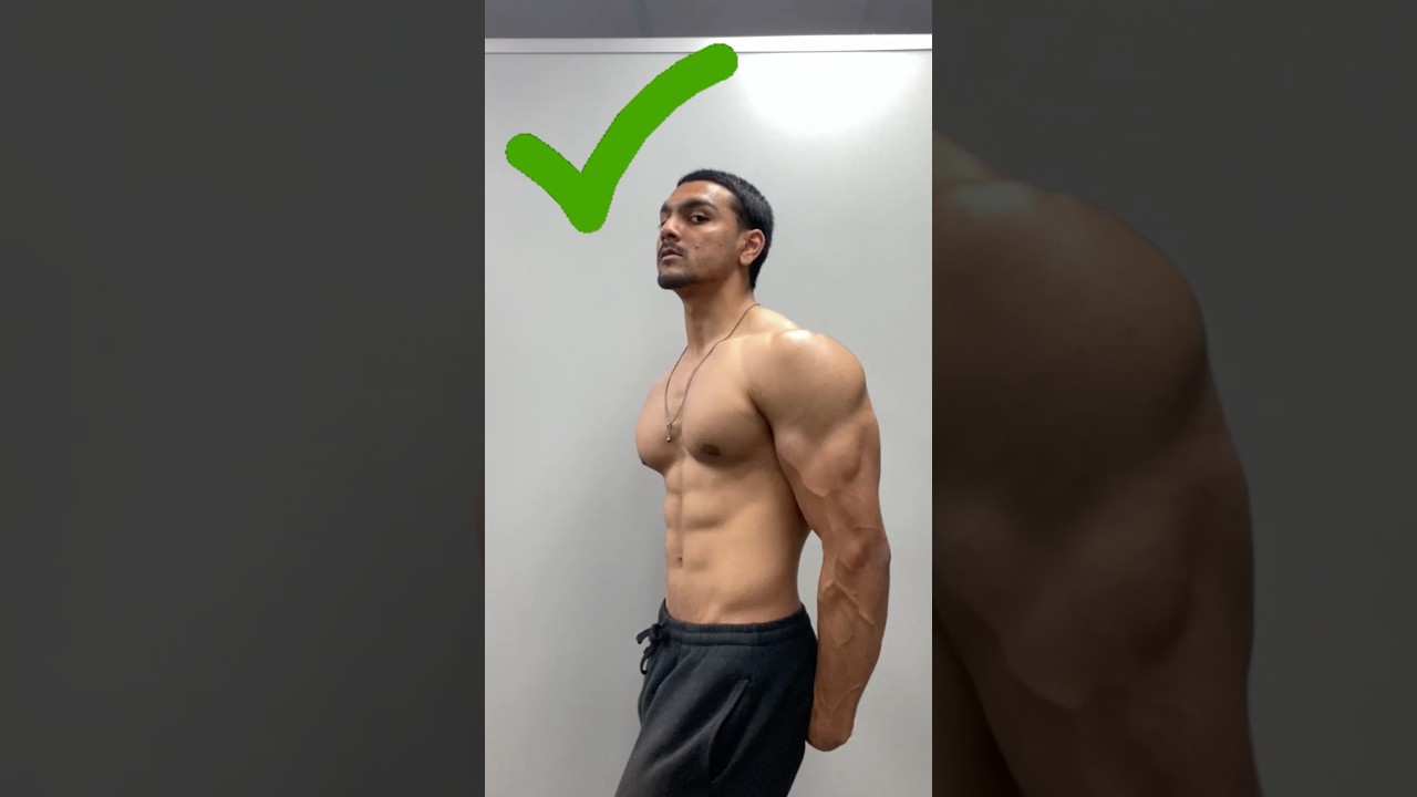 How to do a Side Tricep Pose EASILY