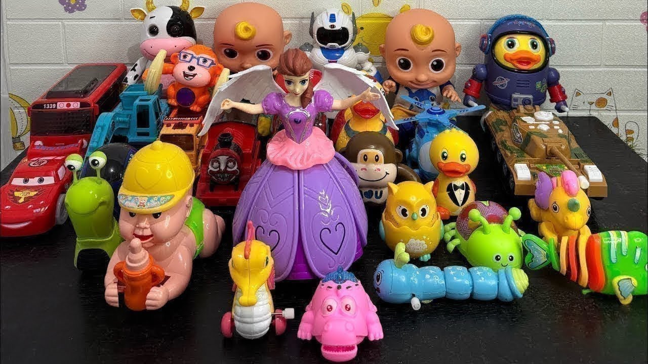 23:31 Minutes Satisfying ASMR – CoComelon Style Unboxing, Princess Toys & Mini Slide Display