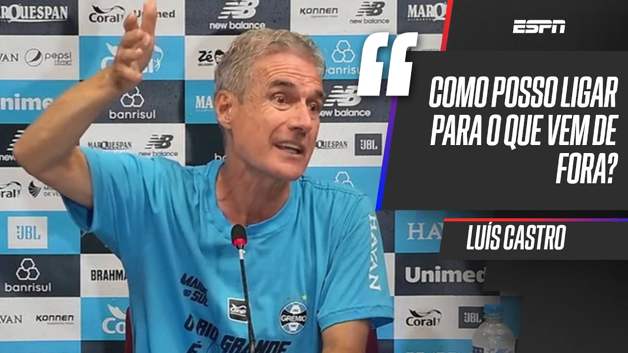 GR&Ecirc;MIO CAMPE&Atilde;O! A COLETIVA DE LU&Iacute;S CASTRO REVELA QUE INTER N&Atilde;O GANHOU MEDALHA DE VICE-CAMPE&Atilde;O | ESPN