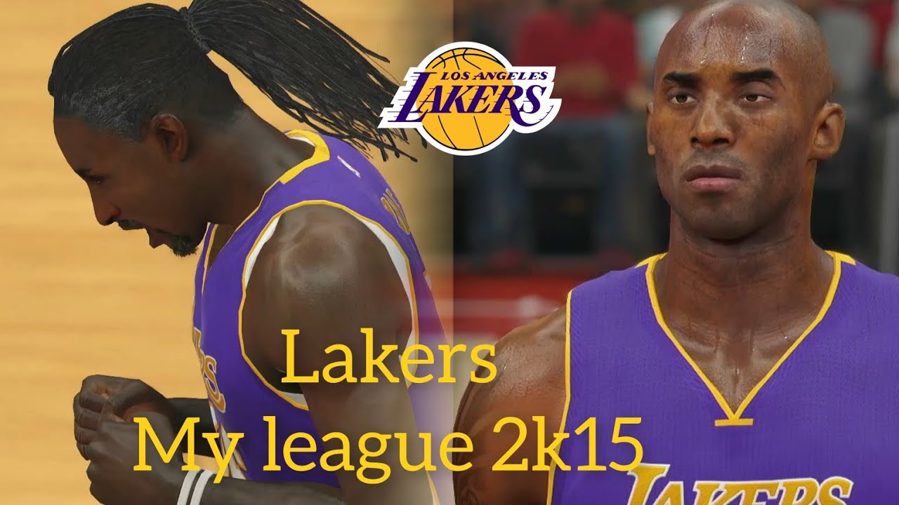 LAKERS MY League NBA 2K15  ( Lakers @ Clippers ,MOORE GOES OFF 45pts , Kobe 20pts )