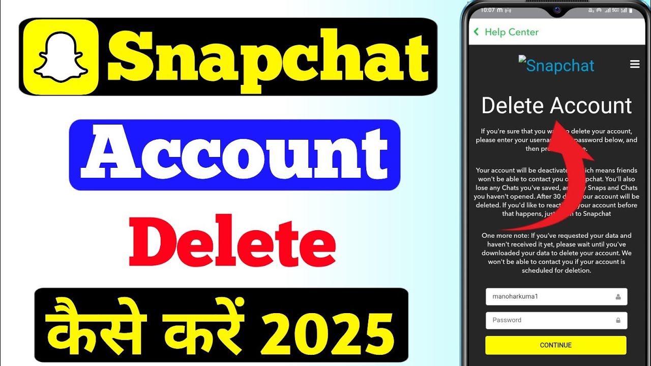 How To DELETE snapchat Account 2025 Permanently [New Update] | Snapchat Account Delete kaise kare