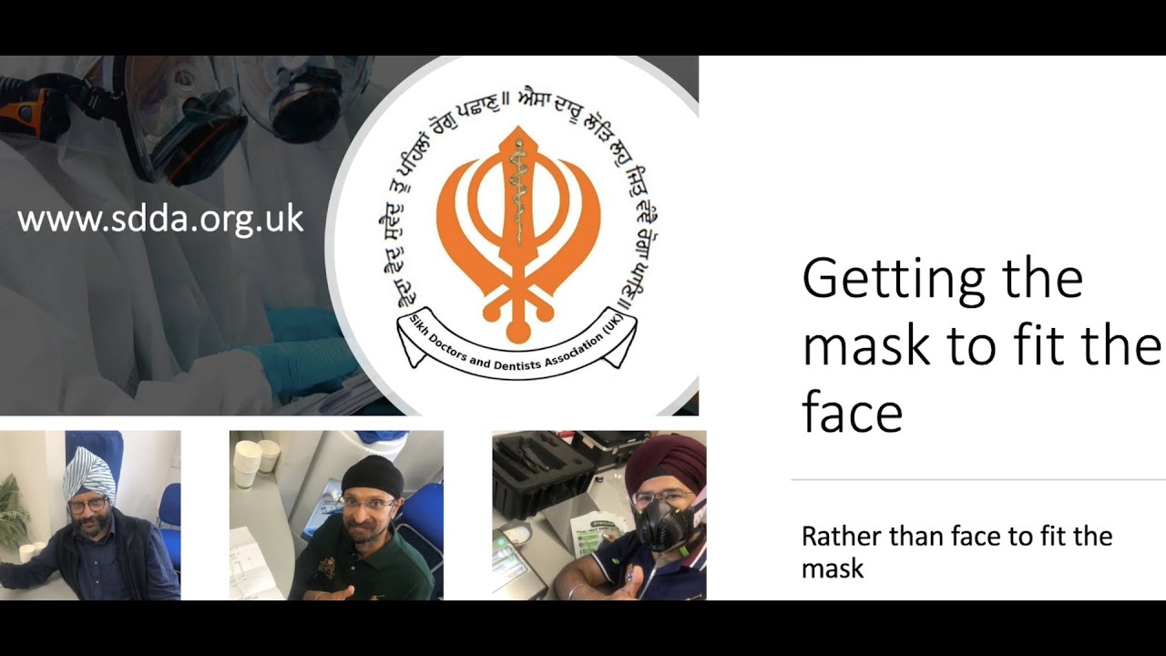 Singh Thattha technique to pass facemask fit test - Sikh Doctors and Dentists Pilot Study Success