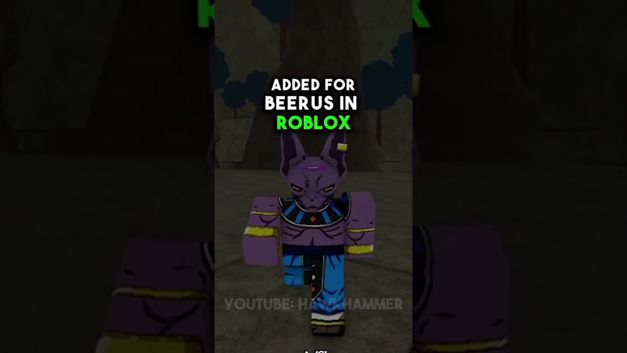 Второй новый приём Бируса (Roblox Z Battlegrounds Dragon Ball) #шорты