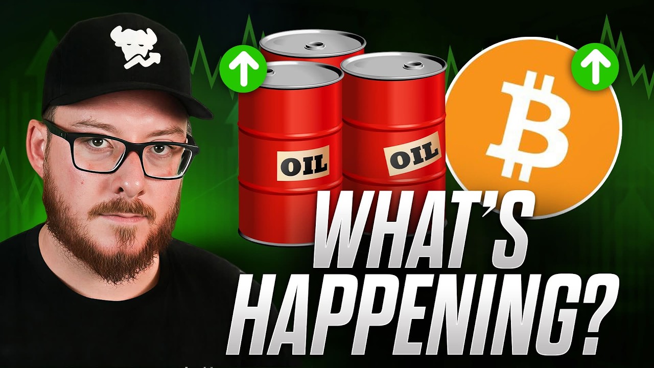 🚨 Цены на нефть растут, акции падают… Так почему же биткоин так растёт?