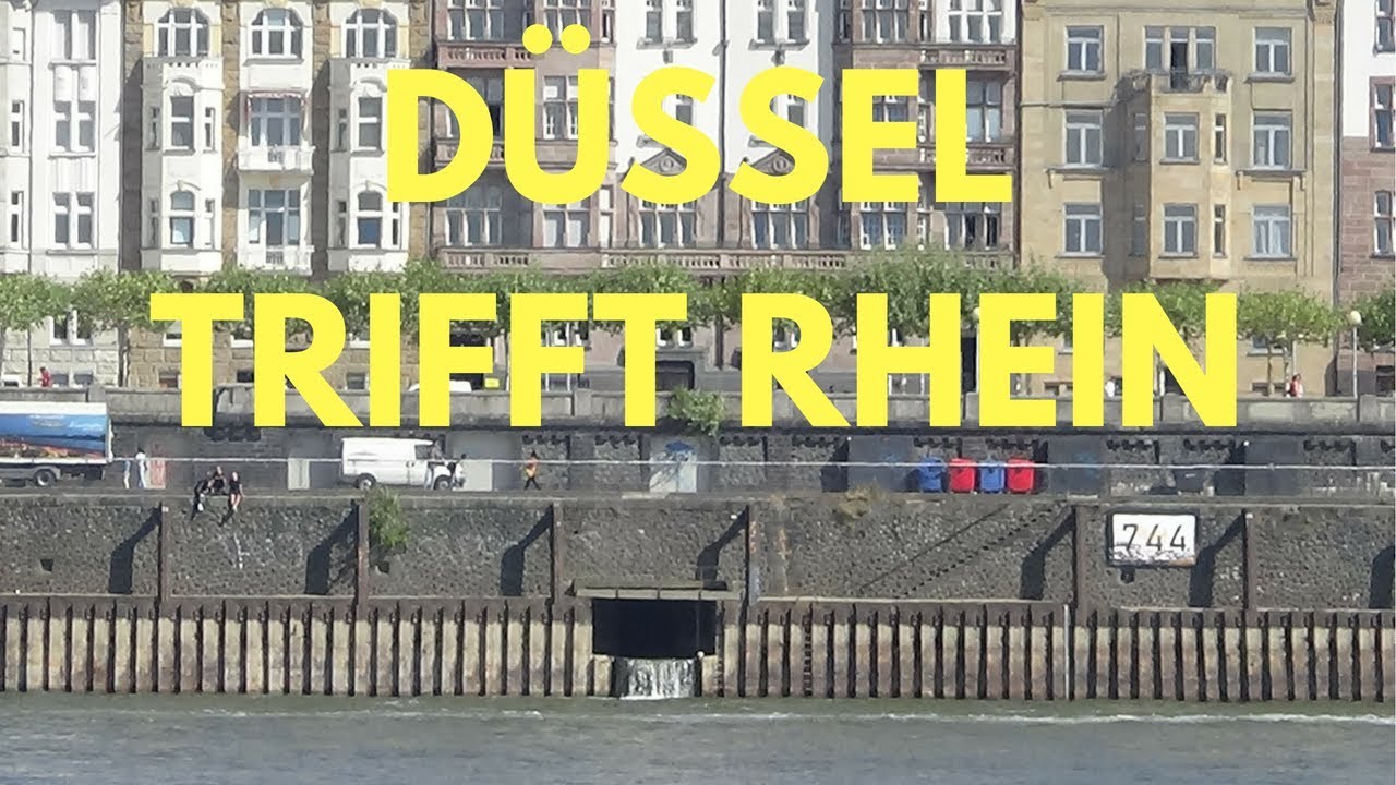 Die D&uuml;ssel-M&uuml;ndungen in der Altstadt, D&uuml;sseldorf: Dieser Clip l&ouml;ste Diskussionen aus ...