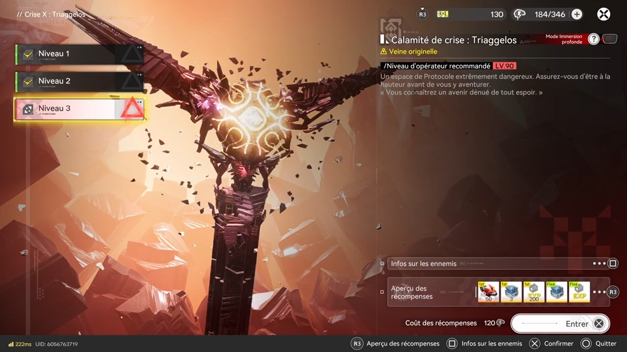 [PS5] [Endfield]  Triaggelos - Boss Fight LV.90
