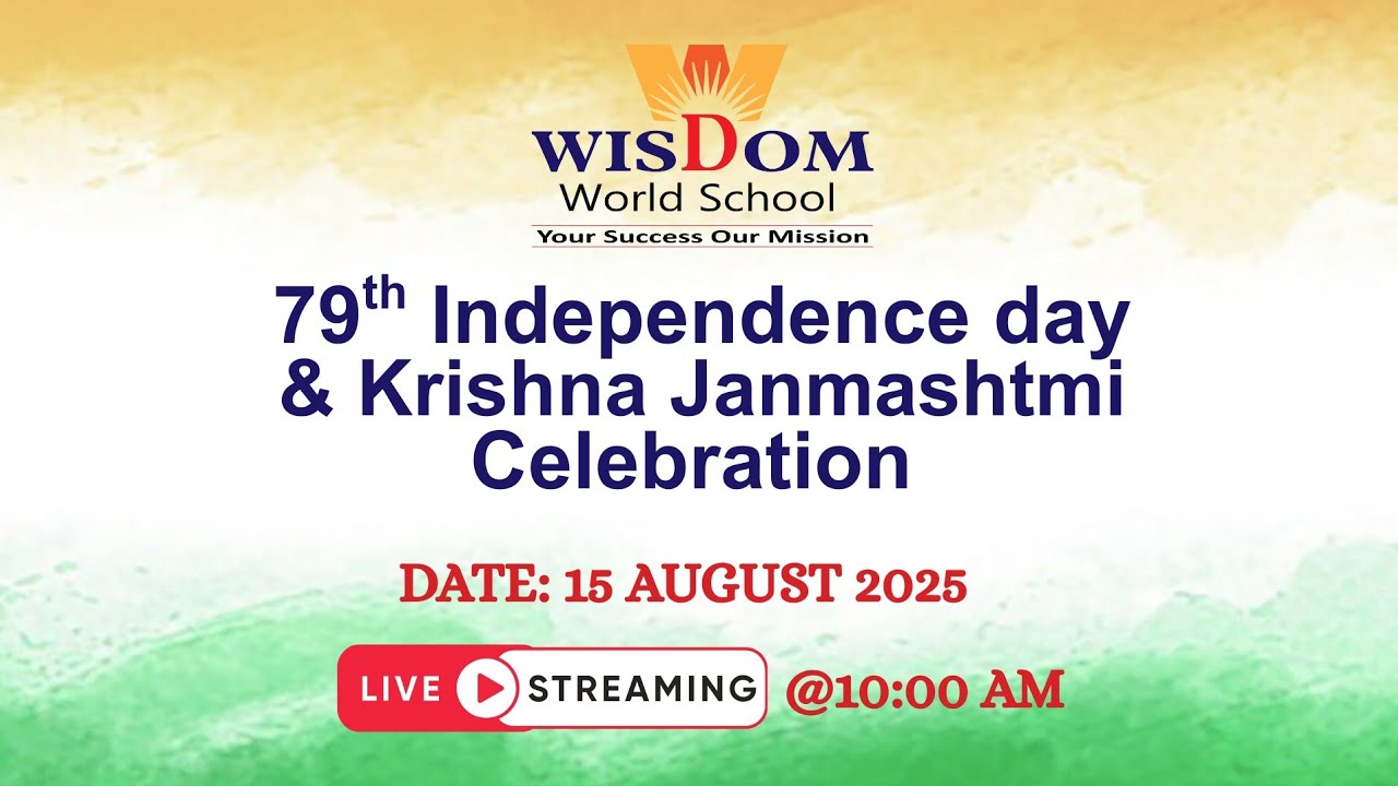 Live | 79th Independence Day Celebration at Wisdom World School Shikarpur.