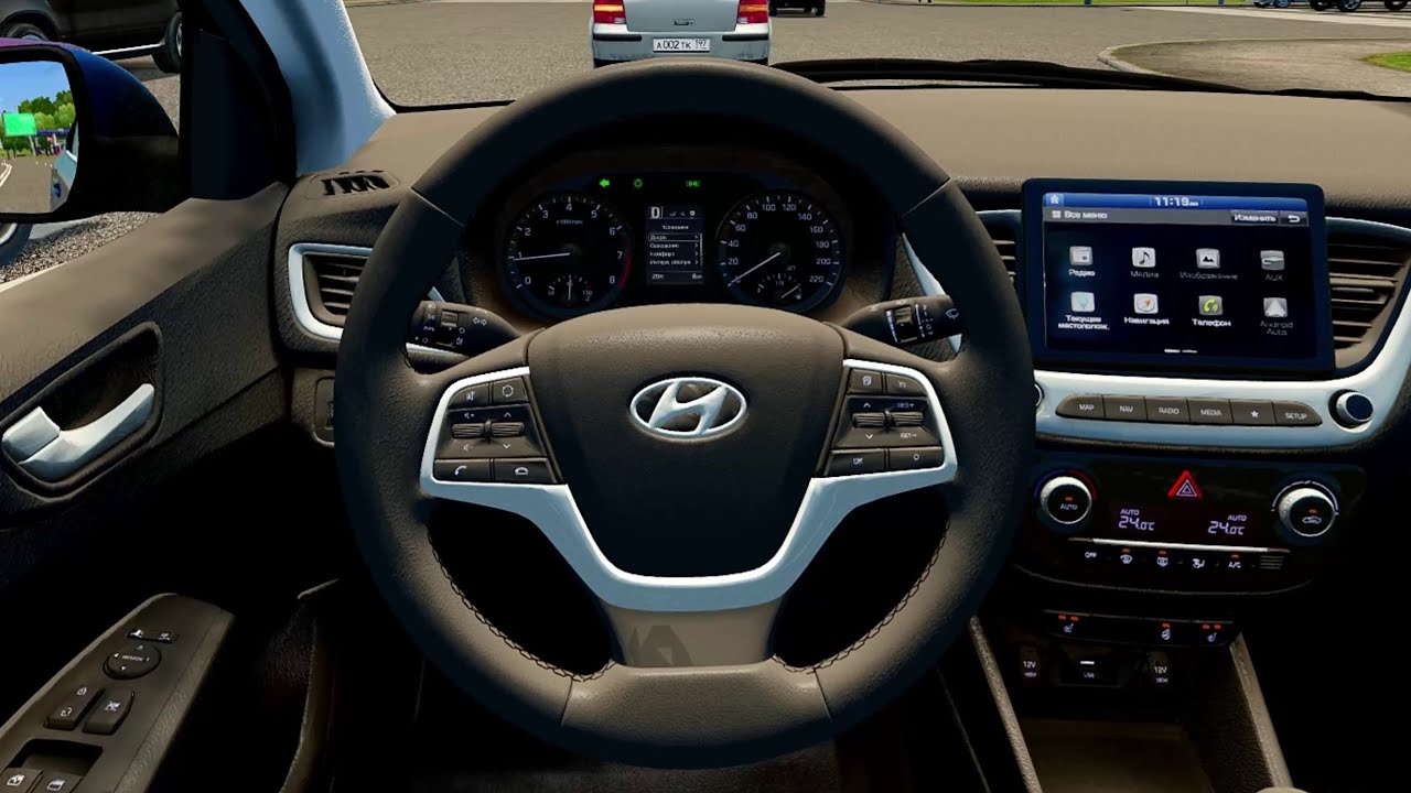 City Car Driving - 2022 Hyundai Solaris 2 / Accent [Steering Wheel Gameplay]