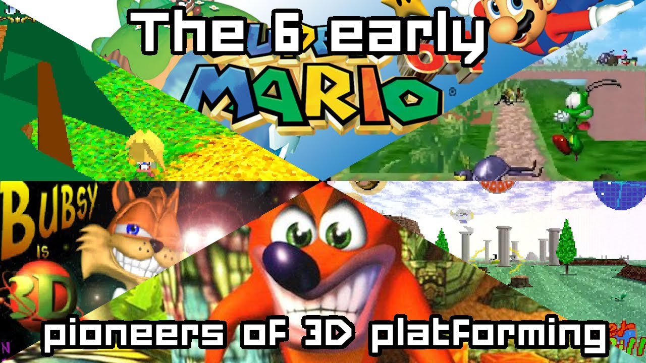 The 6 Early Pioneers of 3D platforming!