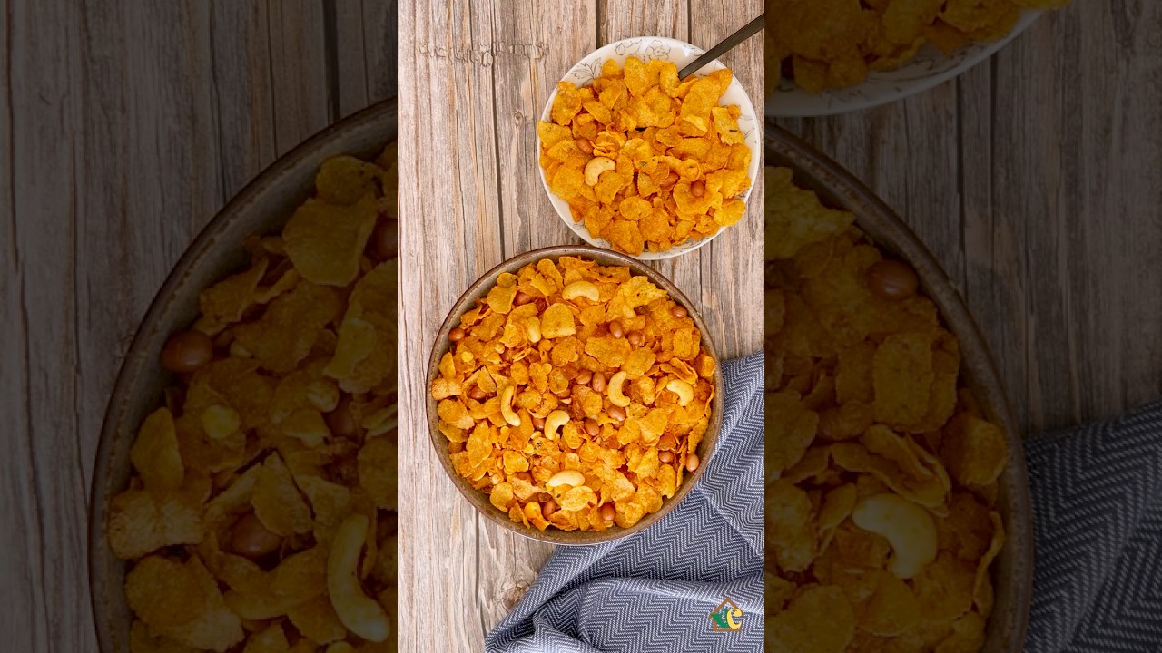 Cornflakes Chivda / Cornflakes Chevdo / Cornflakes Cereal Chivda