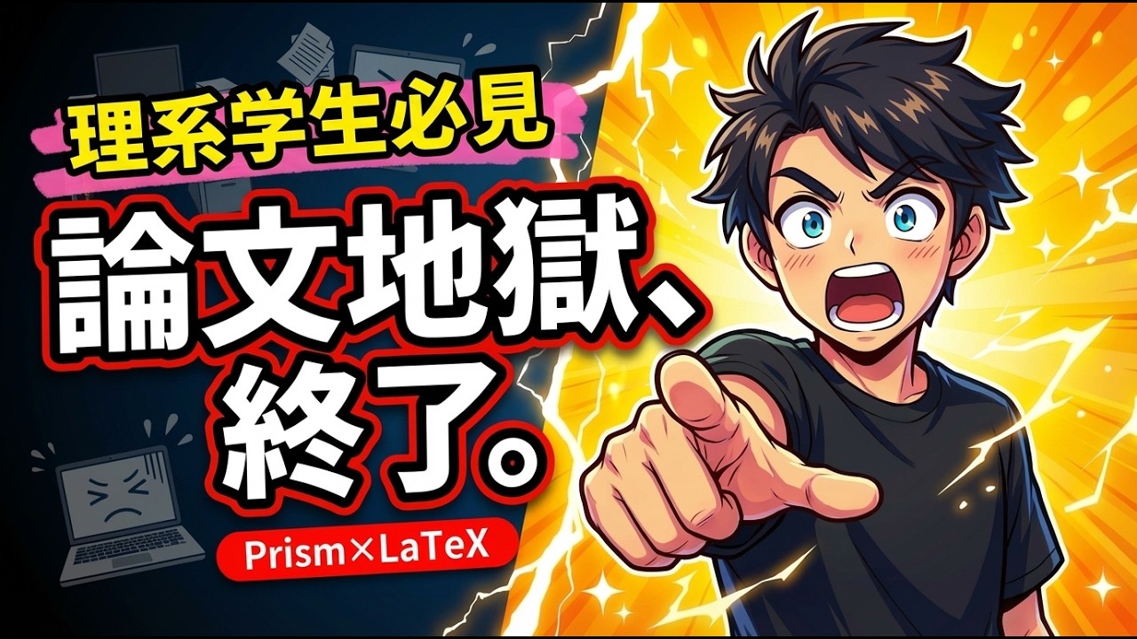 【理系学生必見】論文執筆の常識が変わる。Prism×LaTeXという選択肢