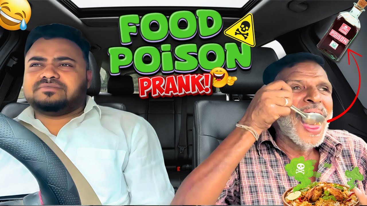 Food Poison Prank 🤣 | Tamil Taxi Car Prank 