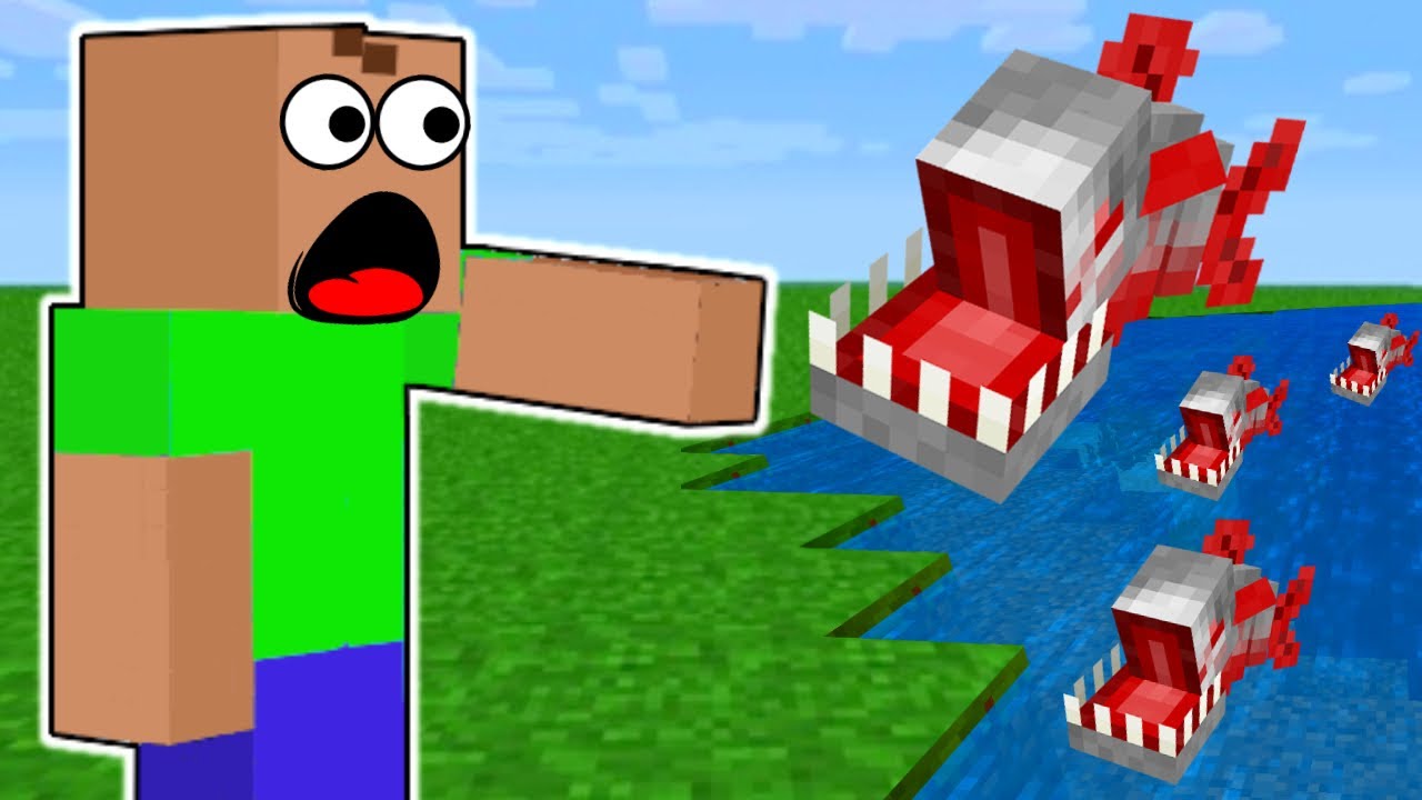 I Was EATEN ALIVE By Minecraft Piranhas!