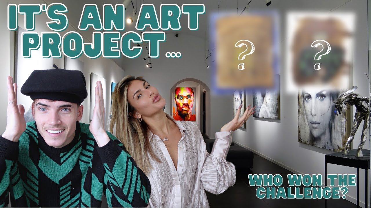 ATTEMPTING TO PAINT EACH OTHER | CHALLENGE!