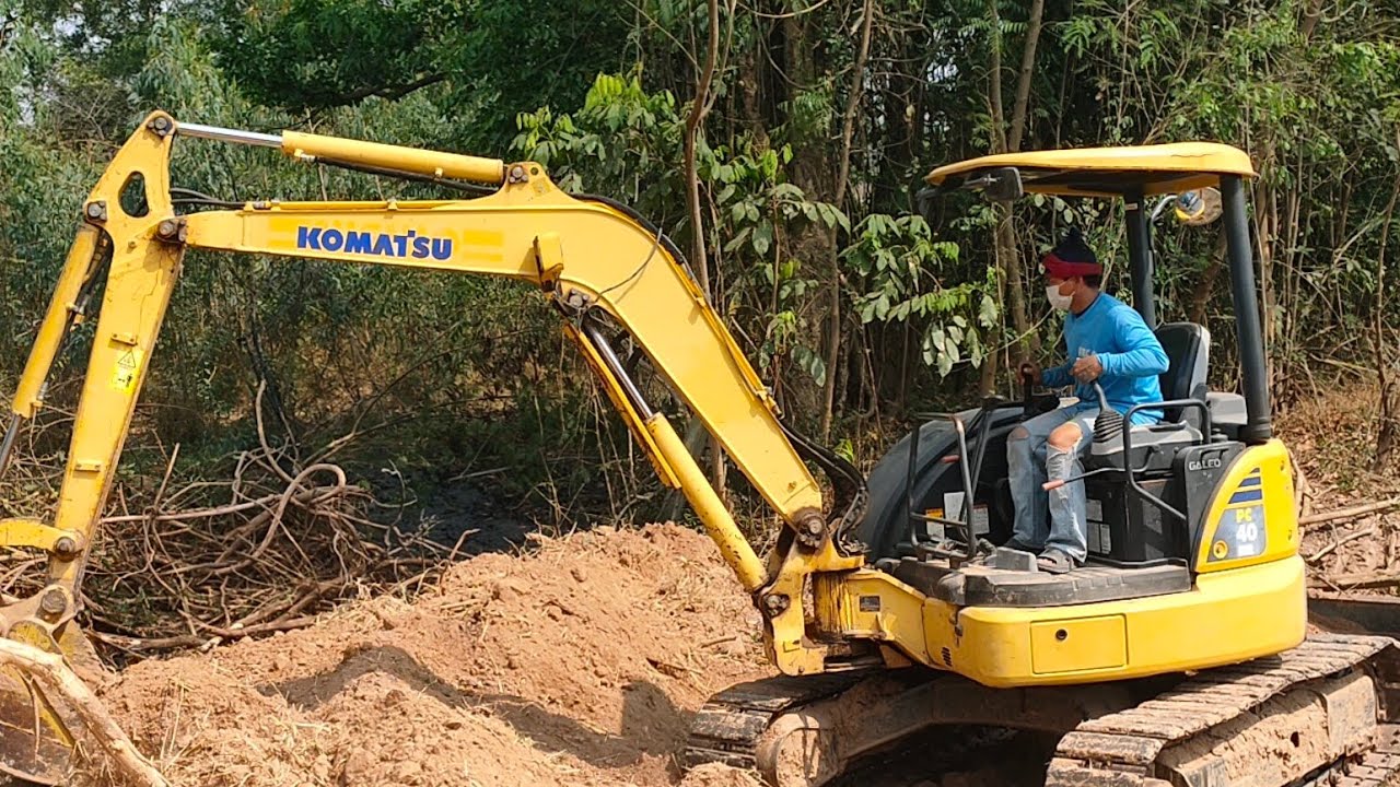 KOMATSU PC40 MR รุ่นนี้รับงาน ชม. หรือว่า รายวัน เท่าไหร่ครับ🤔