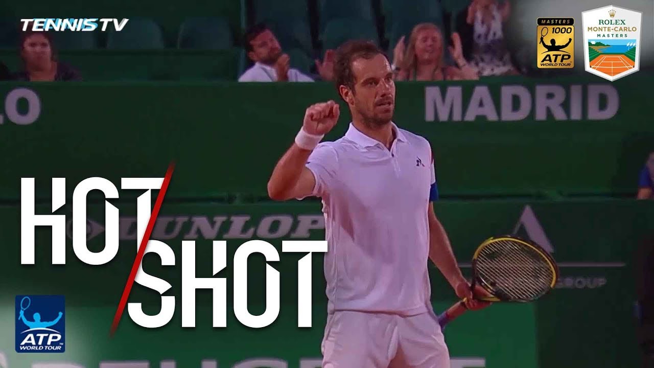 Hot Shot: Gasquet Finishes Point With Gentle Backhand Volley