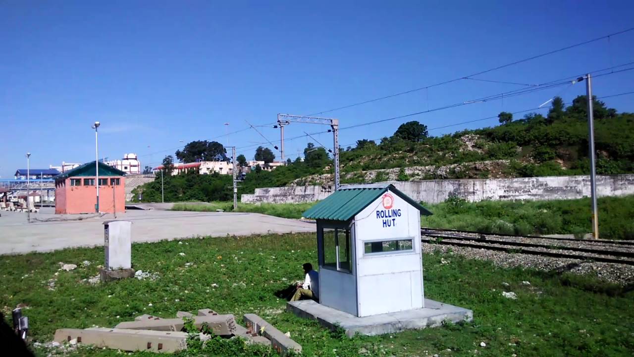 Super fast train arriving at Katra Railway Station