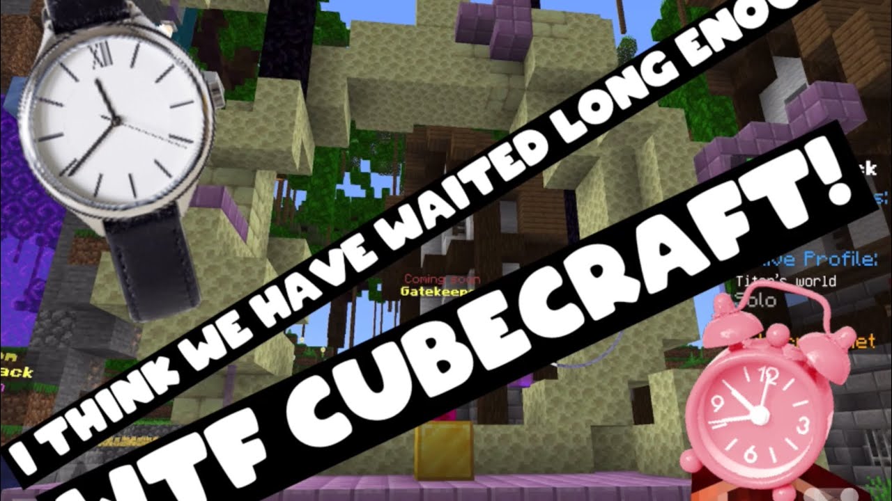 Is the end update ever coming!?… Cubecraft skyblock￼￼