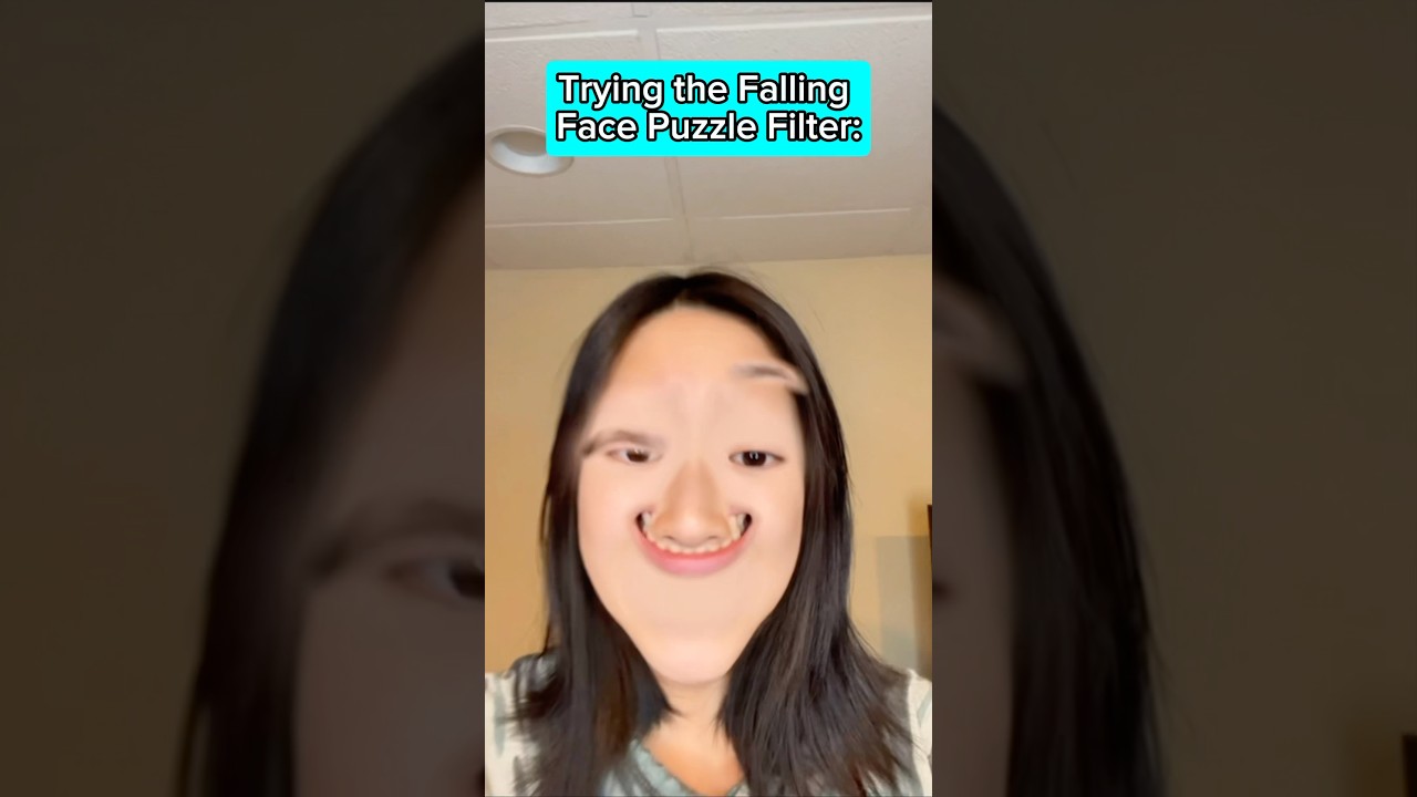 Trying the Falling Face Filter: