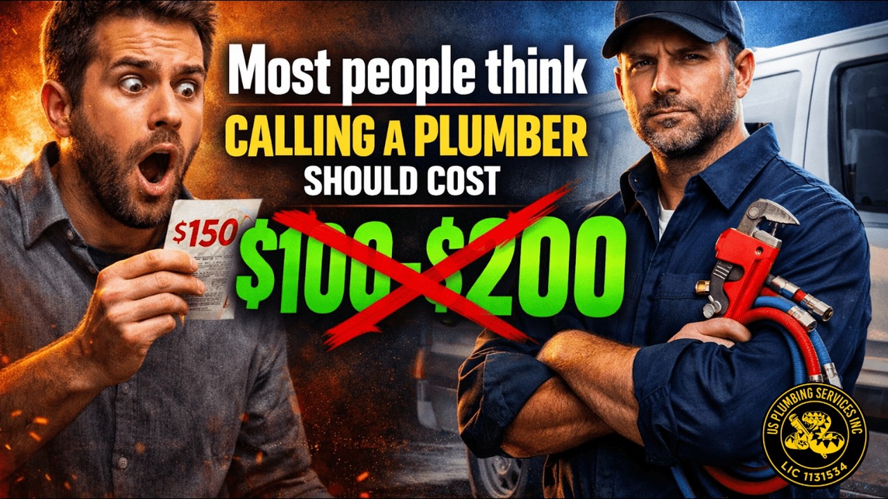 Most people think calling a plumber should cost $100–$200.