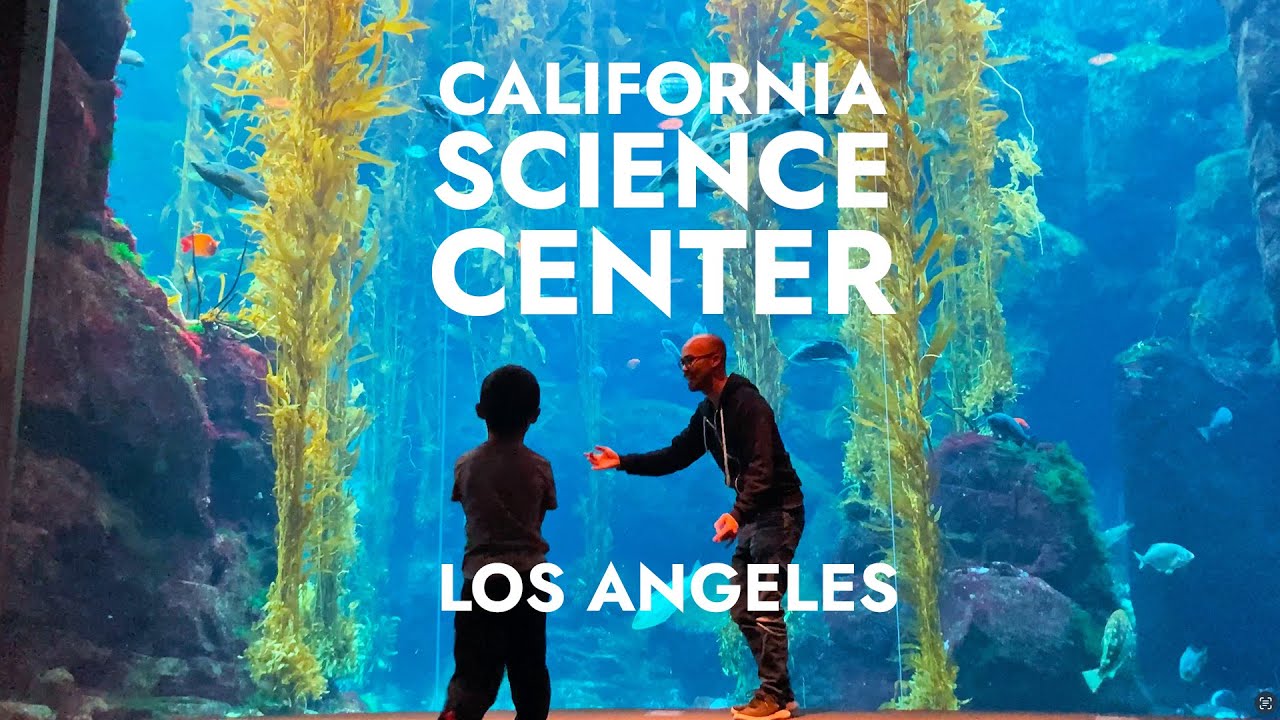 California Science Center in Los Angeles - Kids' Museum with Space & Nature Exhibits, and Aquarium.