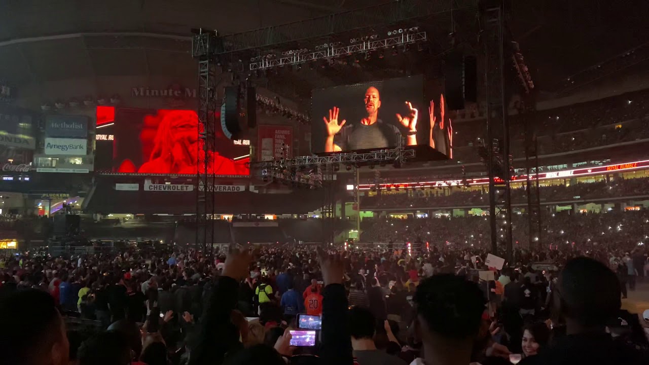 2020 Royal Rumble opening - live