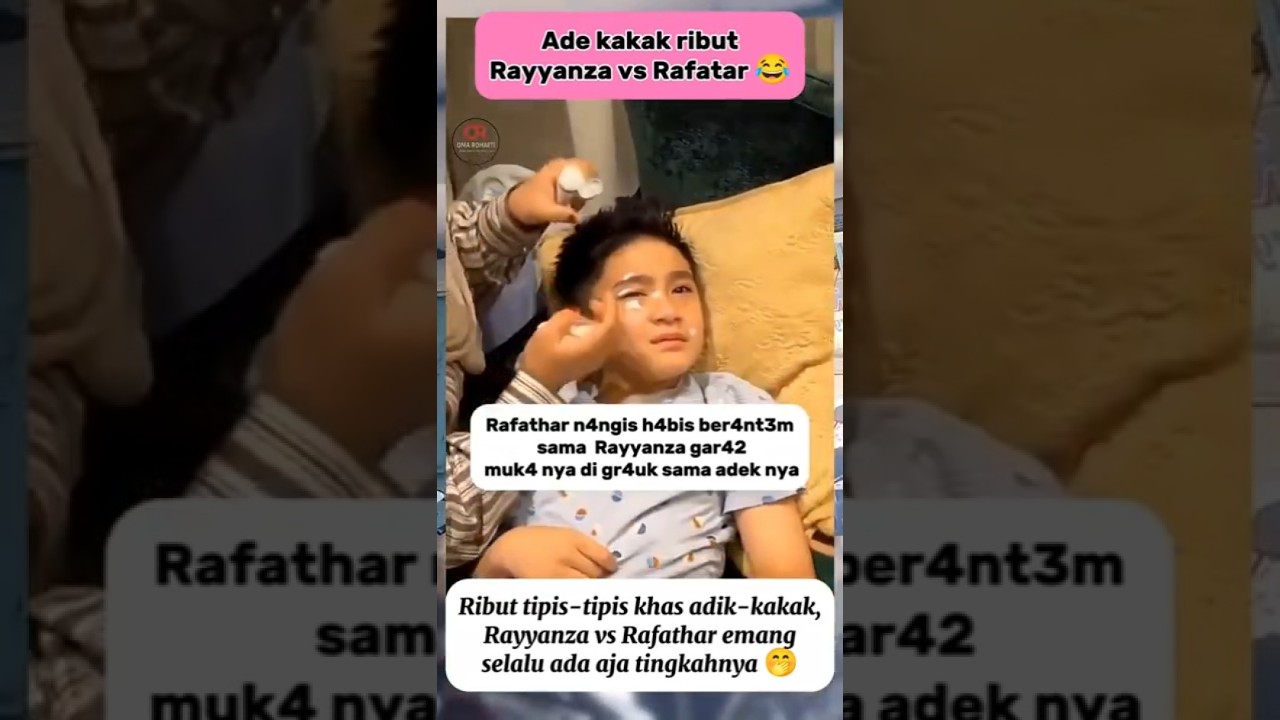 Rayyanza & Rafathar Ribut, Bikin Ngakak😁 #rayyanza #rafathar #shorts #rans