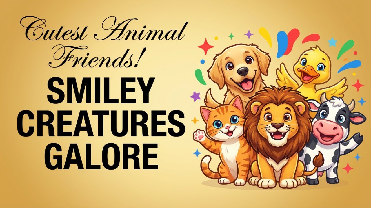 “Animals Say Hello 🐶🐱 | Fun Animal Song for Kids | Nursery Rhymes & Learning”