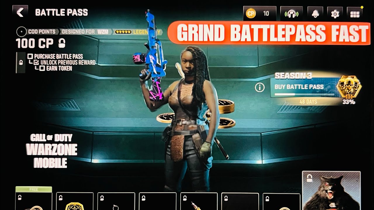 How to grind Warzone mobile battle pass fast!