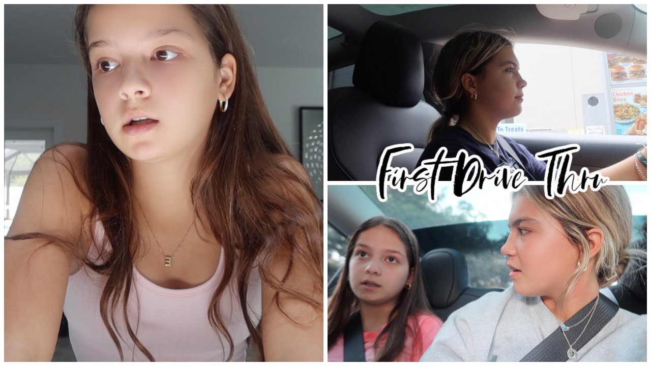 First Drive Thru Experience.. Emily had an accident ..!! |VLOG