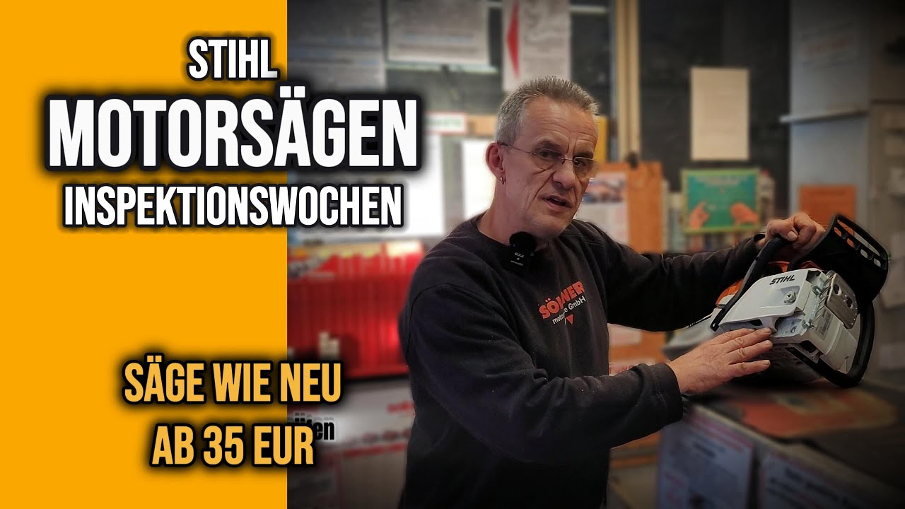 Wir checken deine Stihl Motors&auml;ge! Diese Aktion gibts f&uuml;r 35 EUR. Inklusive Reinigung. #stihl