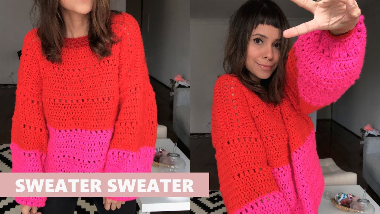 SWEATER SWEATER - Suéter fácil - CROCHÊ