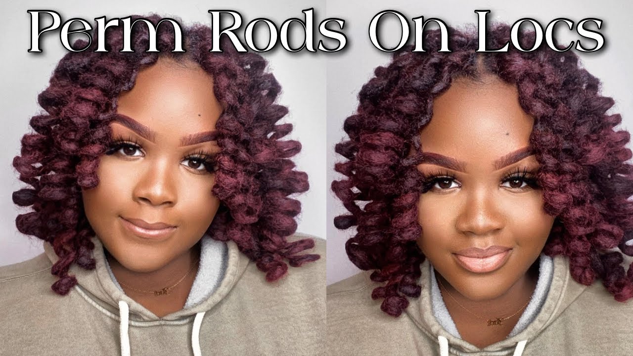 LOC TUTORIAL: Curling My Locs Using Perm Rods | IamJackieCymone