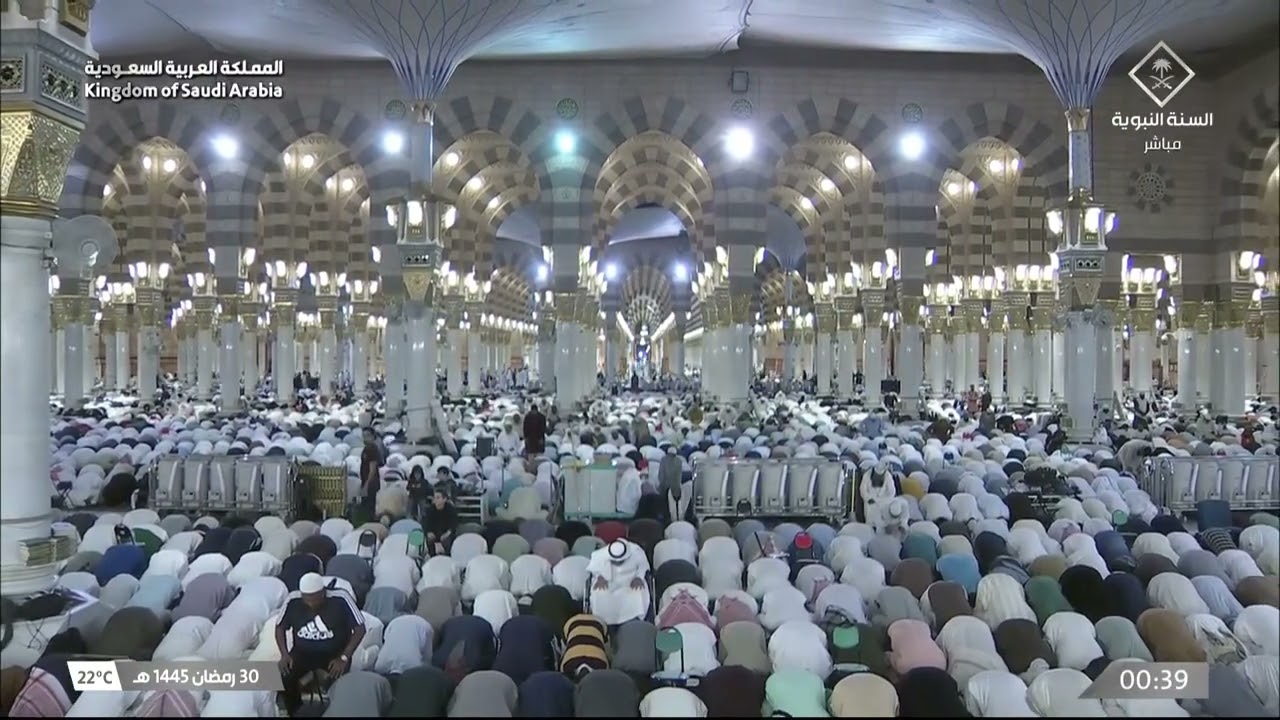 ሶላት ተራዊህ መድነተል ሚነወራ