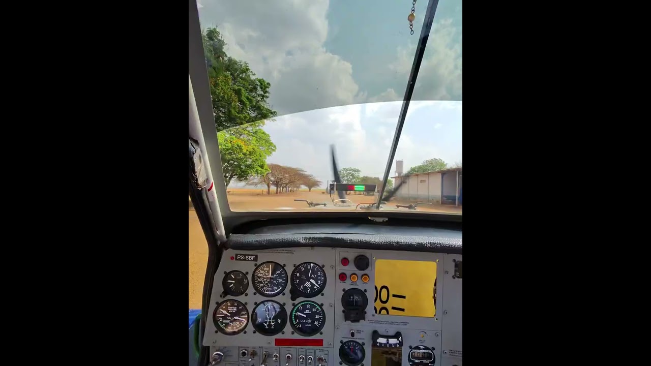 Acionamento e taxi Embraer Ipanema 203