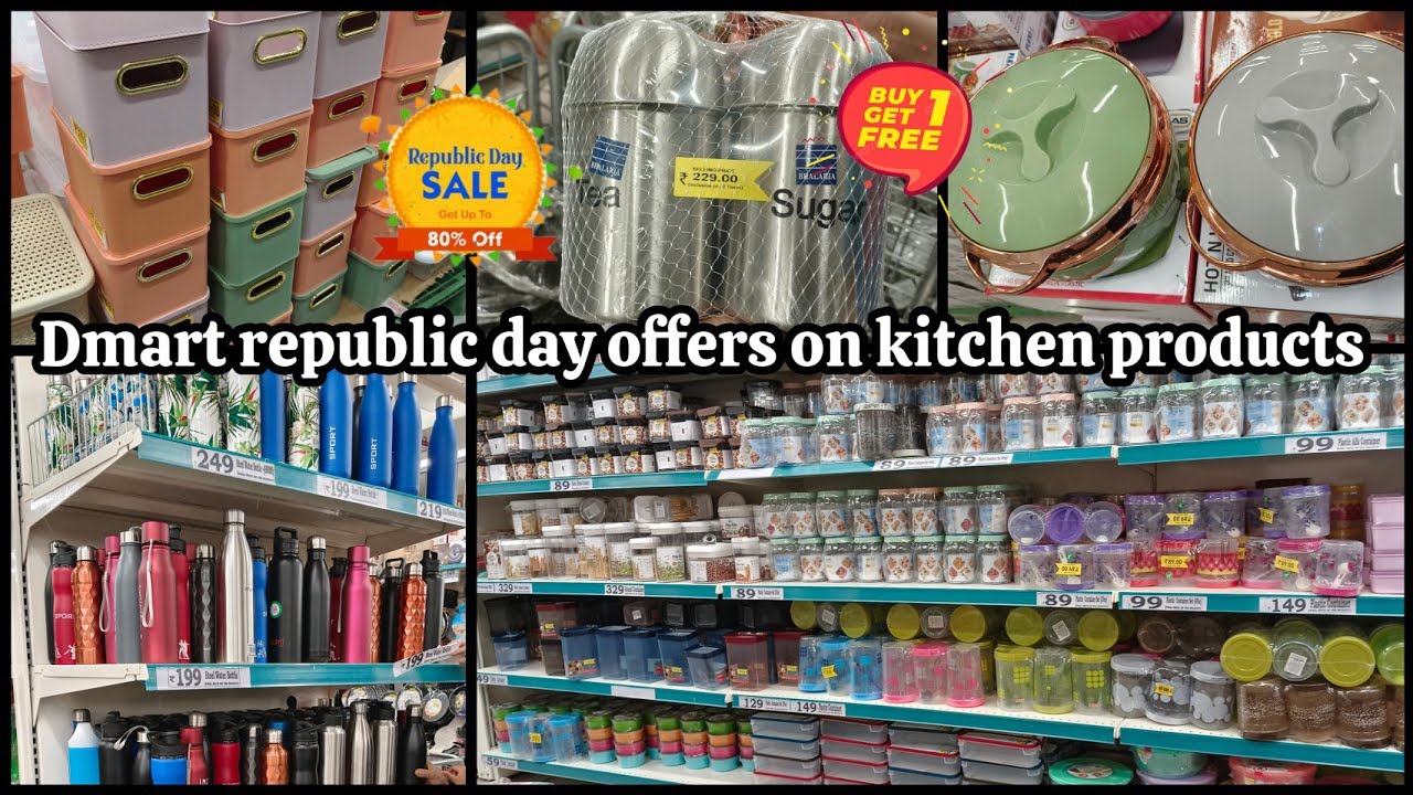 Dmart republic day sale 2026 | Buy1 get1 latest offers on kitchen products | Vellore dmart offers