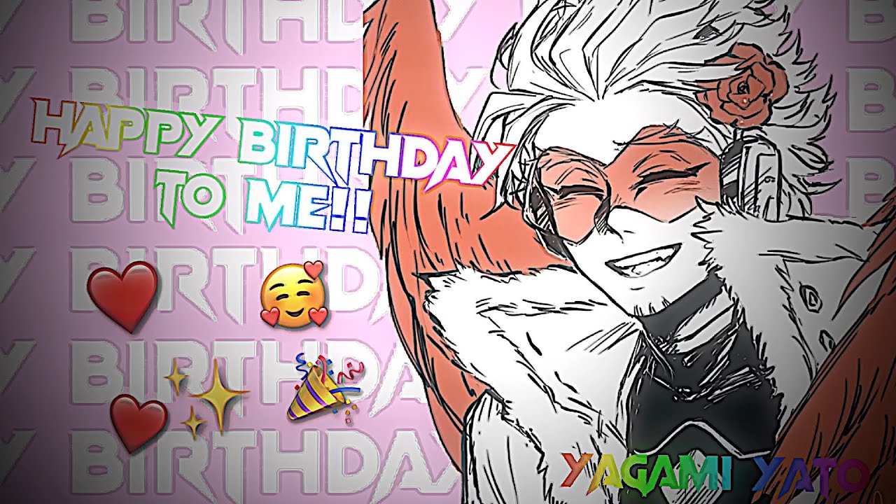 Yagami Yato Hawks Edit (🎧WEAR HEADPHONES 🎧) (HAPPY BIRTHDAY TO MEEE! ❤️🎉🎉) (READ DESCRIPTION!)