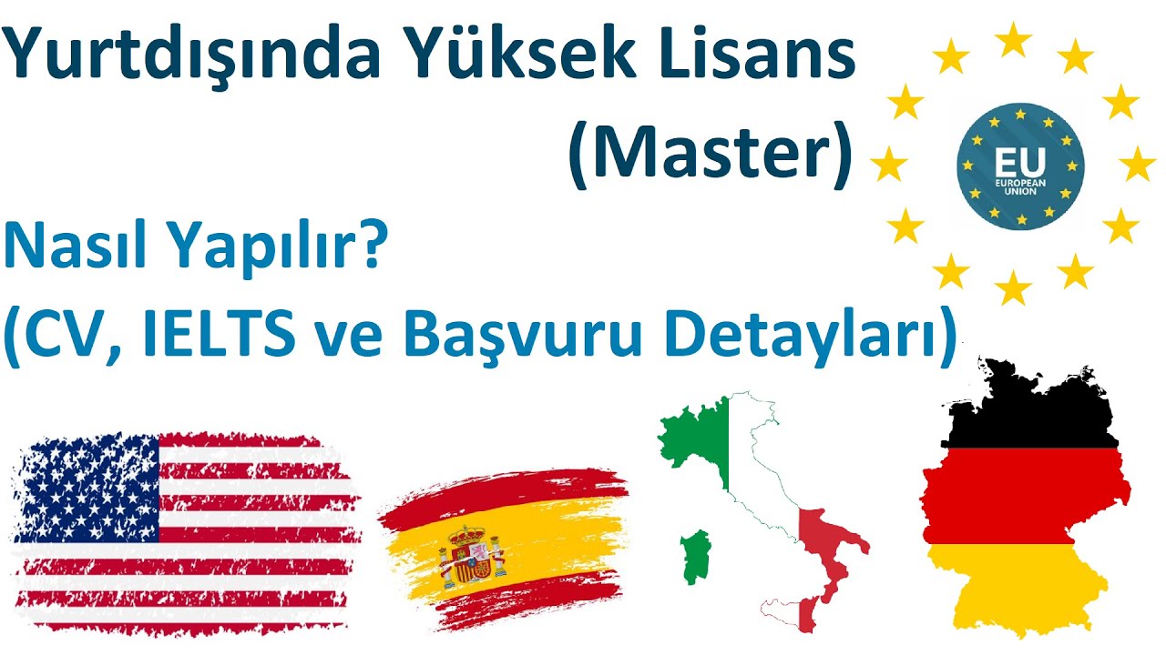 Yurtdışında Yüksek Lisans Nasıl yapılır CV, IELTS ve Gerçek Başvuru