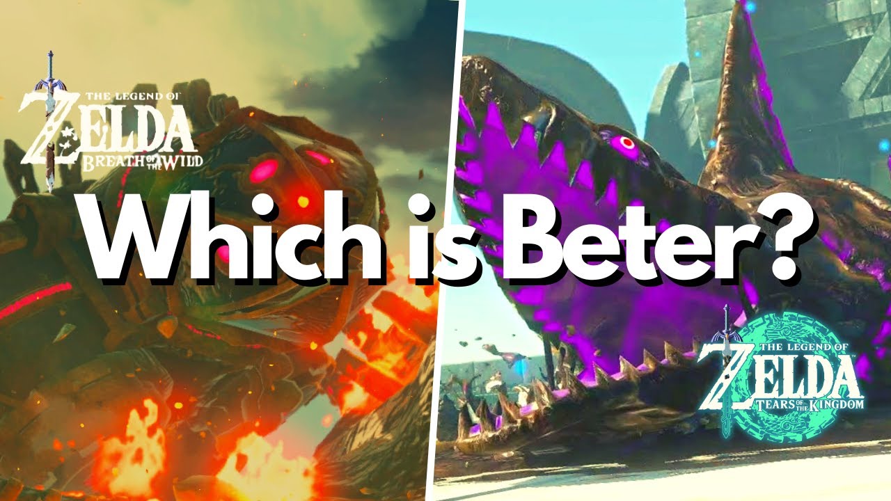 BotW Divine Beasts vs TotK Dungeons