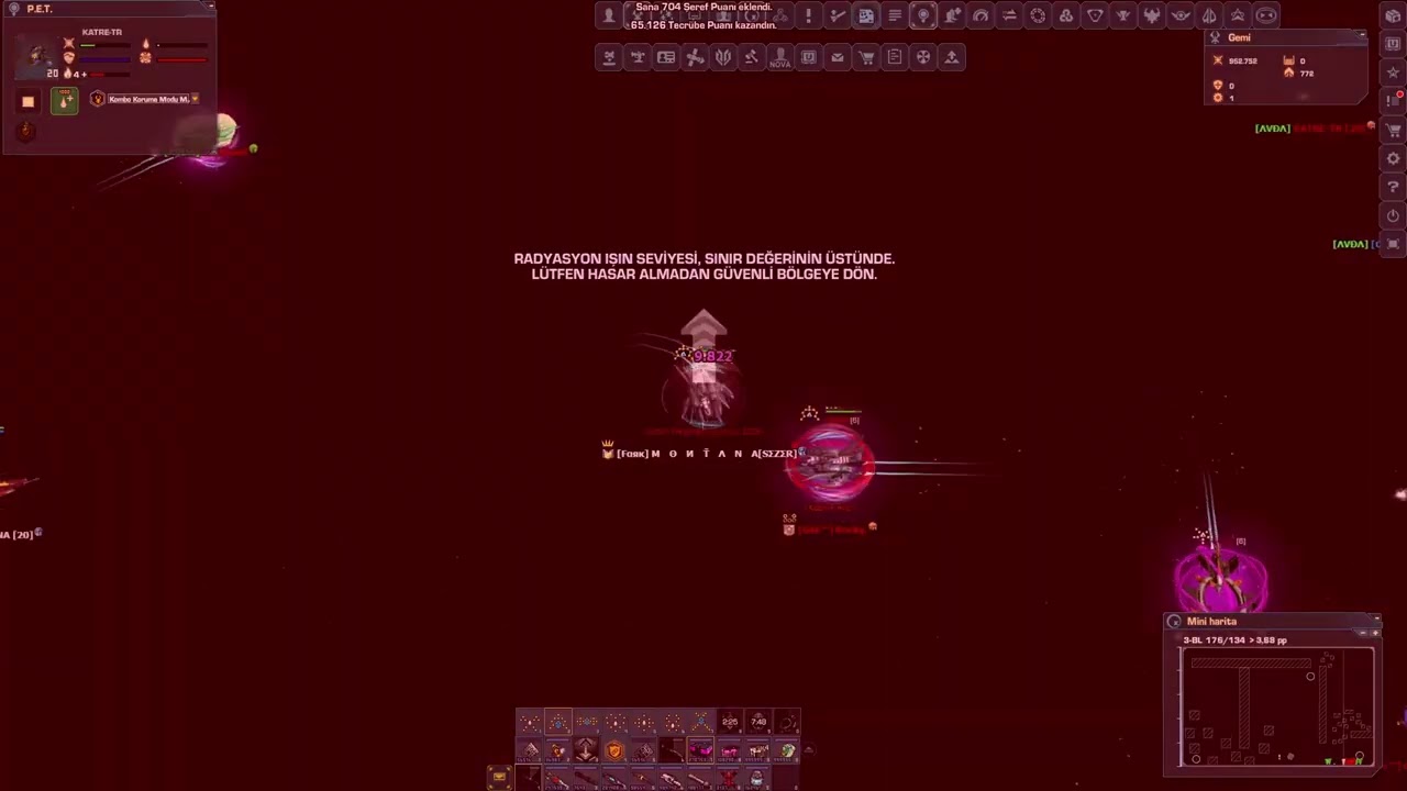 Darkorbit Tr2-3 MONTANA[SEZER] DÜŞMANLAR HARİTAYA ÇIKAMAZ OLDU