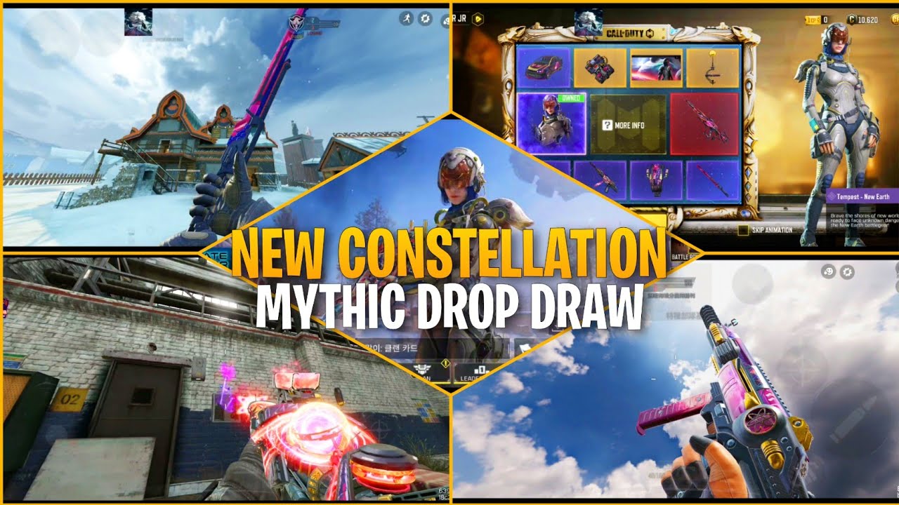 NEW CONSTELLATION MYTHIC DROP DRAW ALL REWARDS REVIEW | CODMOBILE LEAKS S11