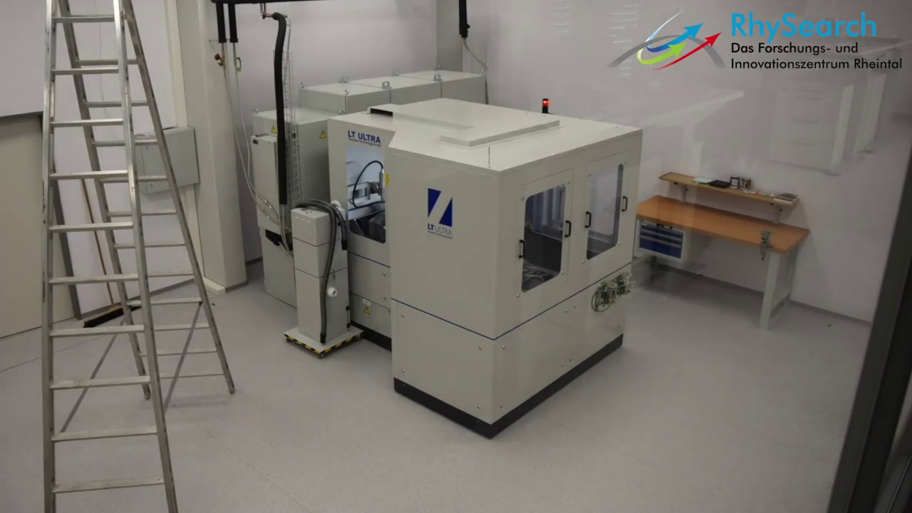 Installation UP machine (time-lapse) at RhySearch