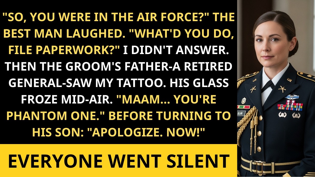 I Was Mocked at My Sister’s Wedding — Until the Groom’s Father Whispered “Phantom One”
