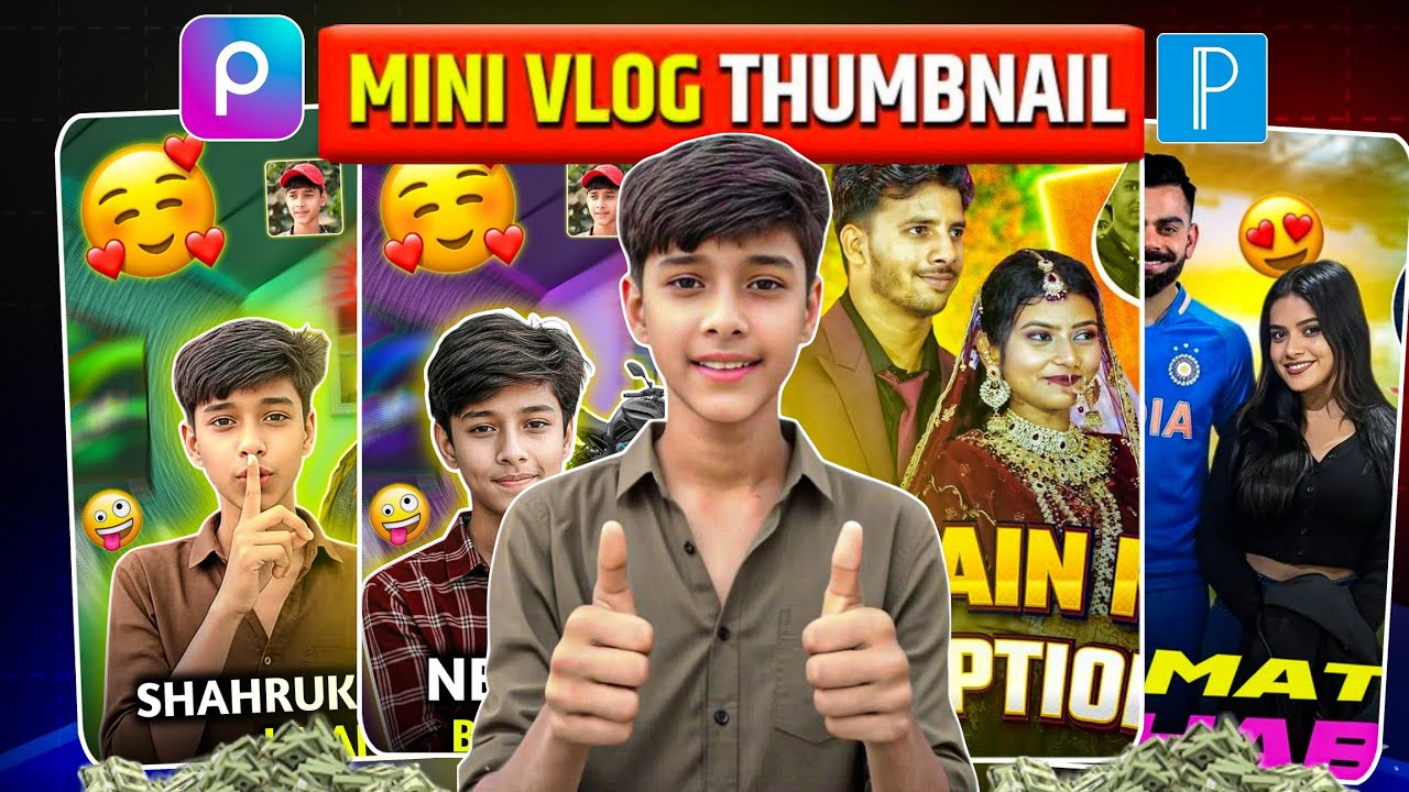 Mini Vlog Thumbnail Kaise Banaen | Vlog Thumbnail Kaise Banaye | How To Make Vlog Thumbnail