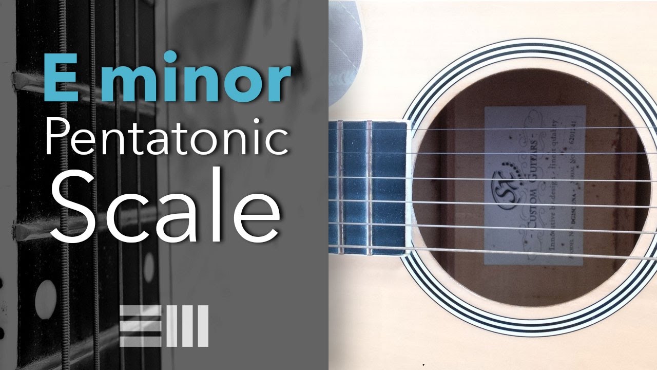 Guitar Lessons For Beginners - Em Pentatonic Scale - First Position