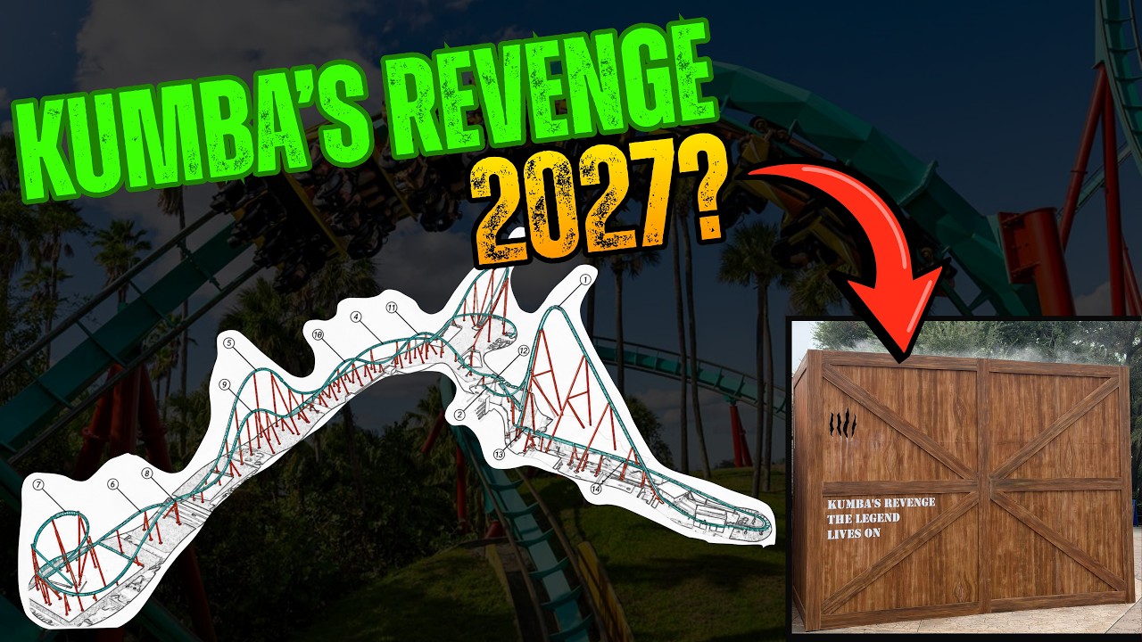 Kumba's Revenge: НОВИНКА 2027 ГОДА? Рекордный GIGA-coaster?