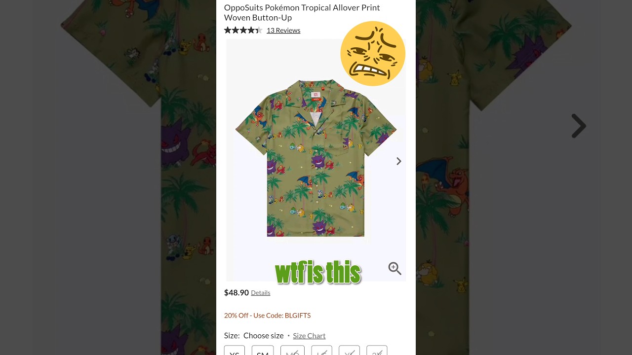 The Worst Pokemon Shirt Ever
